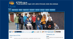 Desktop Screenshot of ictus.cz