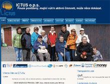 Tablet Screenshot of ictus.cz